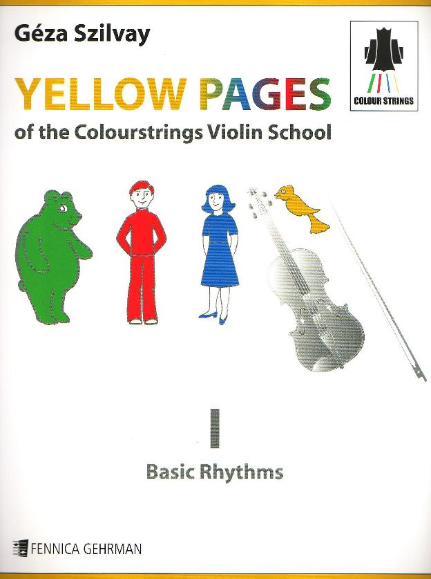 Yellow Pages of The Colourstrings Violin School Book I
