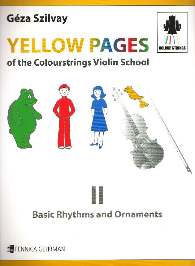 Yellow Pages of The Colourstrings Violin School Book II